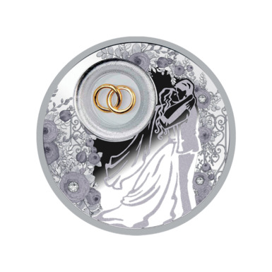 монета wedding серебро