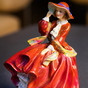 exclusive gift antique figurine "Lady in Red" buy