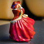  antique figurine "Lady in Red" buy in Ukraine