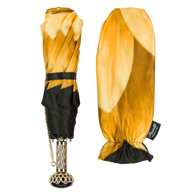 Эксклюзивный женский зонт «Golden Flower»  от Pasotti - купить в интернет