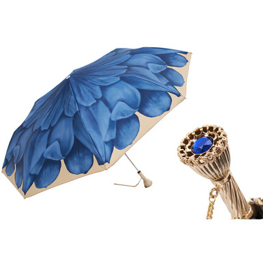 Оригинальный зонт «Blue Dahlia»  от Pasotti - купить в интернет магазине подарков