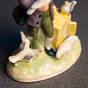 exclusive gift antique figurine "Boy and Pigeons"
