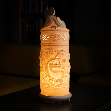 a porcelain lamp "Dragon" 