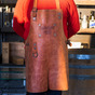Leather bartender apron adjustable in height - buy in the online gift store