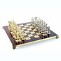 Renaissance chess set in red from Manopoulos - buy in the online gift store