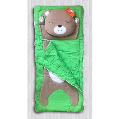 Детский спальный мешок «Bear girl» подарок купить в онлайн магазине