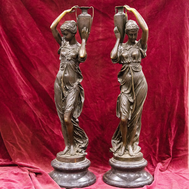 комплект раритетных статуэток середина 20 века