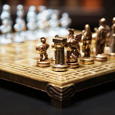 Шахматы «Спартанский воин» от Manopoulos - купить в интернет