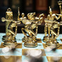 Красивые шахматы «Дискобол» в футляре от Manopoulos - купить в интернет 
