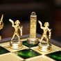 Buy a set of chess “Greek mythology Green”