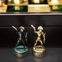 Buy a set of chess “Greek mythology Green” from Manopoulos 