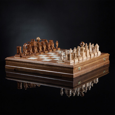 Оригінальні шахи "Нафтовики" від Kadun - купити в інтернет магазині подарунків в Україні