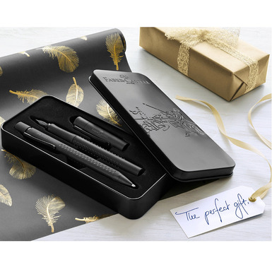 Подарочный набор ручек «Black» для каллиграфии от  FABER-CASTELL - купить в интернет магазине подарков в Украине