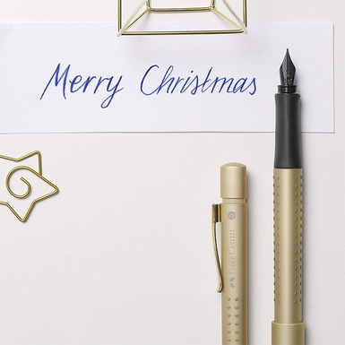 Подарочный набор ручек «GOLD» для каллиграфии от  FABER-CASTELL - купить в интернет магазине 