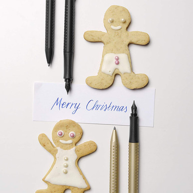 Подарочный набор ручек «GOLD» для каллиграфии от  FABER-CASTELL - купить в интернет