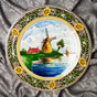 Decorative plate "Mill", Holland, 1960 - buy in the online gift store