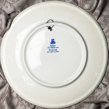 Декоративная тарелка  «Портрет матери» Делфт, Голландия, 1950-1960 гг - купить