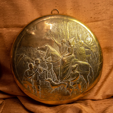 Pan on the wall "Horse Walk", the end of the 19th century - buy in the online gift 