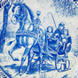 Декоративная тарелка «Упряжка с санями» Голландия,  Маккум, 1940-1960 гг - купить в интернет 