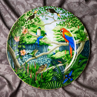 Декоративная тарелка с попугаем, Rosental 1920-1930 года - купить в интернет магазине подарков