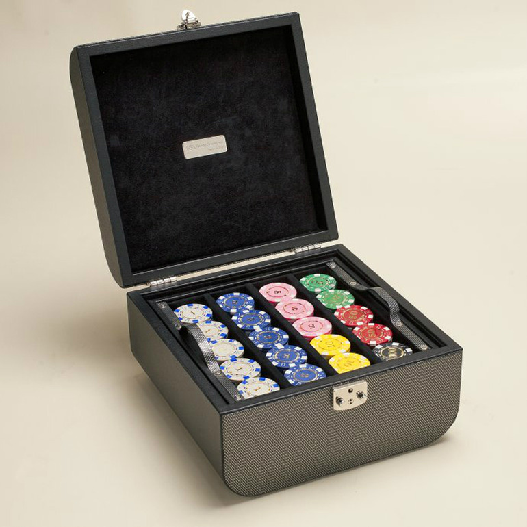Дизайнерский набор для покера в футляре от Renzo Romagnoli 