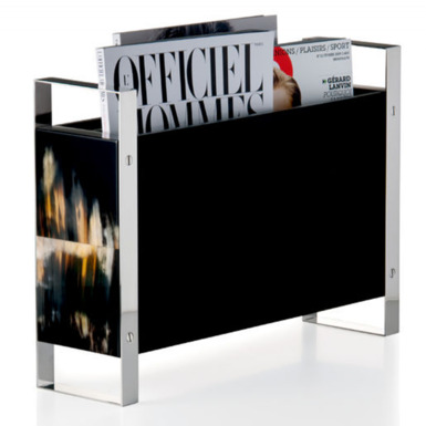 дизайнерська підставка для журналів