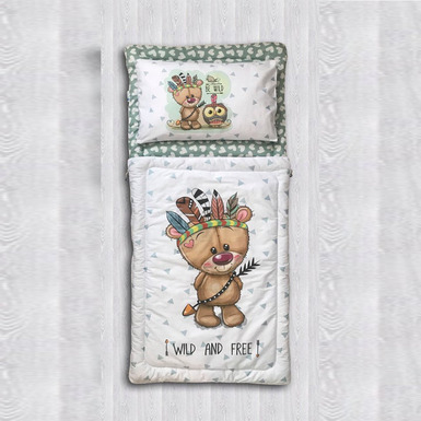 Детский спальный мешок "Bear and Owl" - купить в интернет магазине подарков в Украине
