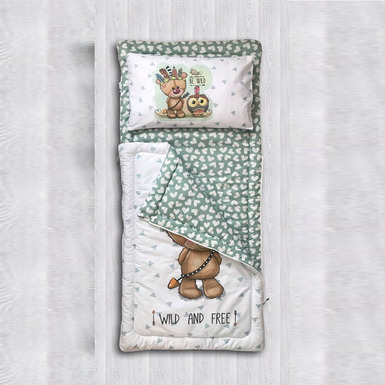 Детский спальный мешок "Bear and Owl" - купить в интернет магазине
