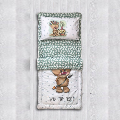 Детский спальный мешок "Bear and Owl" - купить в интернет 