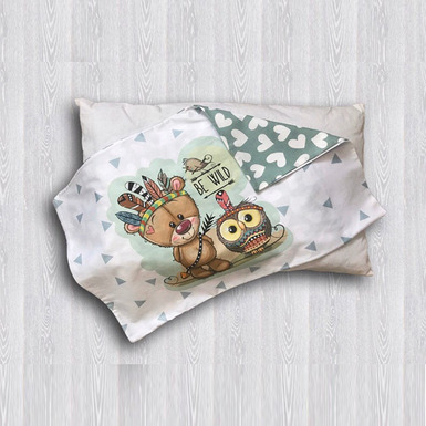 Детский спальный мешок "Bear and Owl" - купить 