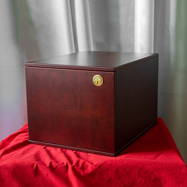 lovely mahogany color coin cabinet buy