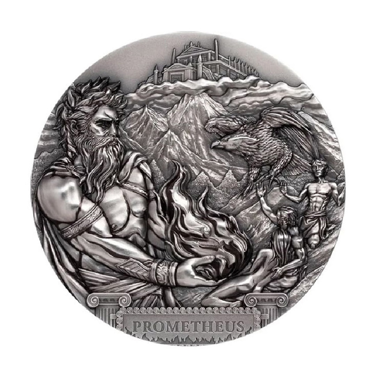 Серебряная монета: Прометей