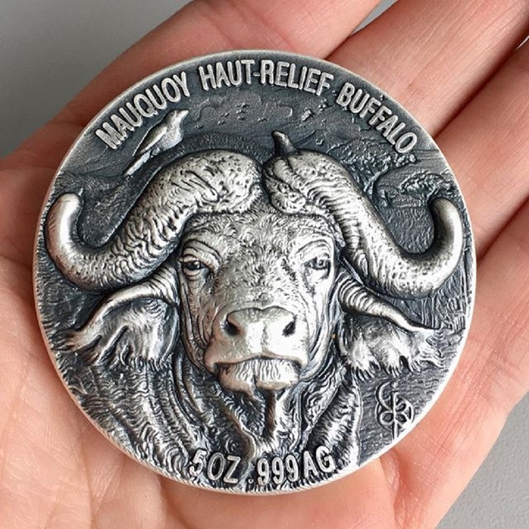  Серебряная монета "Water Buffalo" 