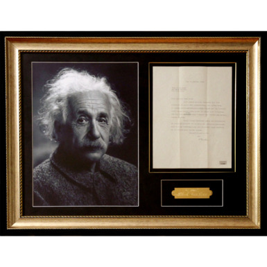 автограф альберта эйнштейна