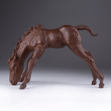 статуэтка из керамогранита конь