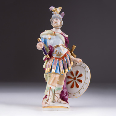 фарфоровая статуэтка римский воин