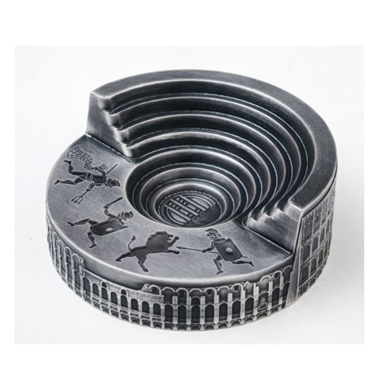  Серебряная 3D монета "Римский амфитеатр" 